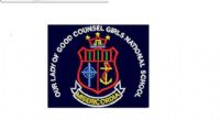 Our Lady of Good Counsel NS, Mourne Rd. Logo